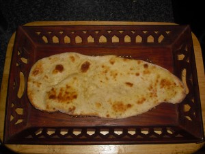 Naan (made in our conventional oven)